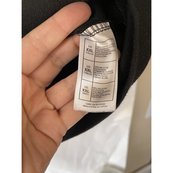 Disney Parks Women's Maleficent Black Flame Zip Up Hoodie with Horns size XXL - Picture 4 of 9